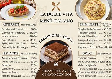 Grafica freelance ristoranti
