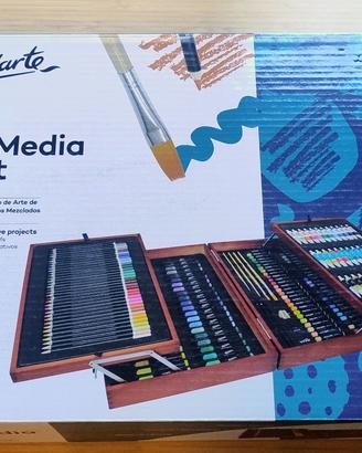 Set da Disegno Professionale Mont Marte 174 Pezzi 