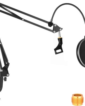 Braccio Regolabile Per Microfono + Filtro