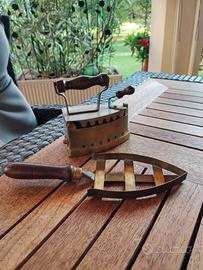 Mini ferro da stiro a carbone