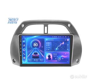 RADIO GPS 9'' ANDROID 13 TOYOTA RAV4 01-06 2 DIN 4