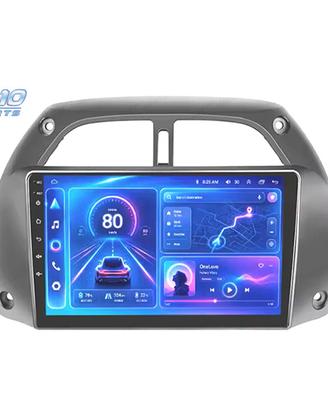 RADIO GPS 9'' ANDROID 13 TOYOTA RAV4 01-06 2 DIN 4