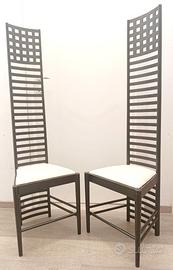 C.R. MACKINTOSH - Coppia sedie "Hill House"