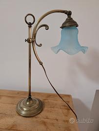 Lampada in ottone vintage