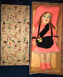 Bambola panno lenci Magis Roma anni ‘30 nuova