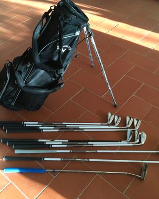 Sacca da golf con ferri