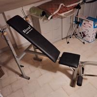 panca palestra per pesi della Silver