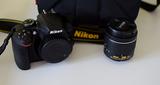 Nikon D3400 reflex 24MP + 18-55 VR 1100scatti sd32