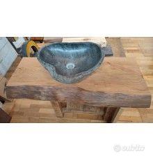 Mensola 100x40/45 piano bagno in legno DI CEDRO