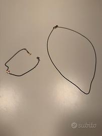Collana e bracciale DODO oro rosa