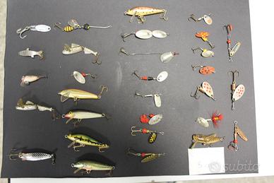 Lotto artificiali da pesca nr. 30 pezzi