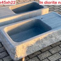 Lavello lavandino per cucina in pietra granito 100
