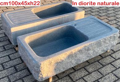 Lavello lavandino per cucina in pietra granito 100