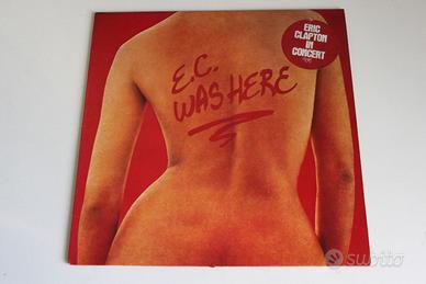 ERIC CLAPTON E.C. Was Here 1975 ITALY vinyl LP liv