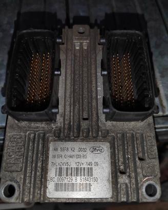 Centralina motore FORD KA 1242cc benzina del 2009