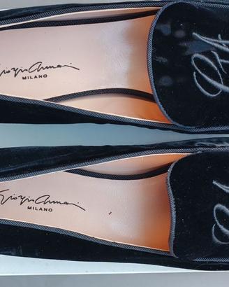 Mocassini in velluto unisex Giorgio Armani
