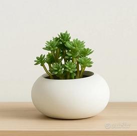 Vaso “Ovale” in ceramica opaca – 14,5 x 7 cm