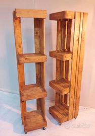 autoportante espositore legno design arredo design