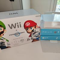 Nintendo Wii con Mario Kart, Volante e Joystick 