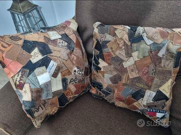 2 cuscini patchwork 