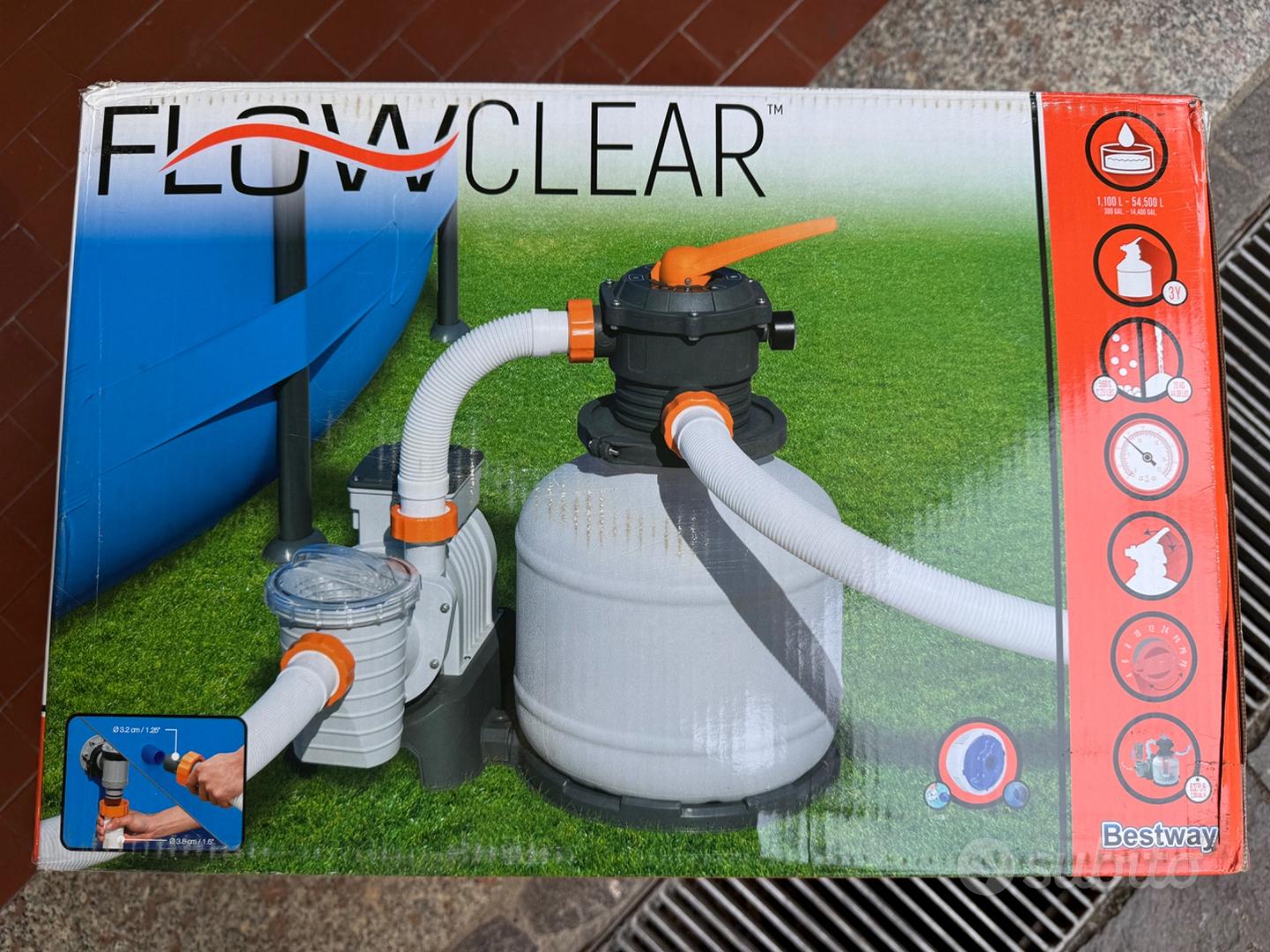 Filtro acqua GoSun Flow sistema filtraggio acqua con pompa 12V