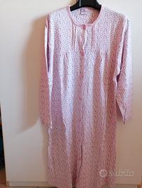 Camicia notte tg L tutta aperta avanti con bottoni