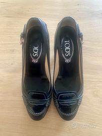 Tod's Décolleté in Pelle Nera - Misura 34.5
