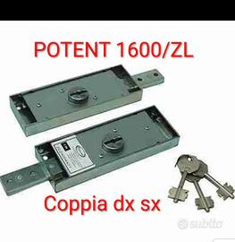 coppia serrature serranda  dx sx