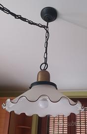Lampadario vintage per cucina