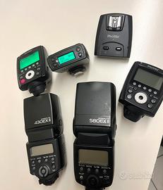 Kit luci flash Canon con trasmettitori