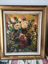 Dipinto Ad Olio Su Tela 50x60 di Lina Galeazzi