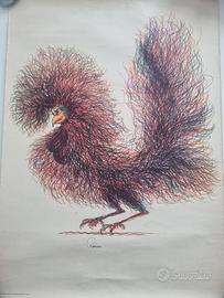 Poster del Gallo firmato Roberto 