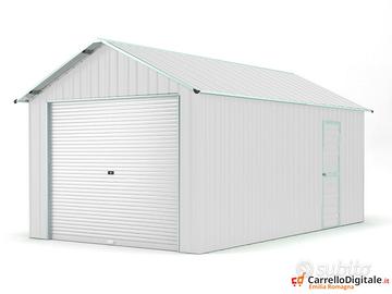 Prefabbricato box cantiere 360x610 21.9mq bianco