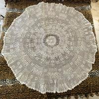 Vintage - tappeto a uncinetto  tipo pizzo