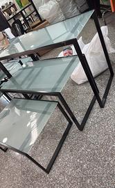 Set da da 3 banchi espositivi di tre misure