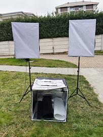 Lampade e box per fotografia professionale