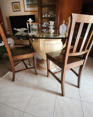  tavolo con sedie