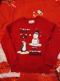 Felpa natalizia bambino 