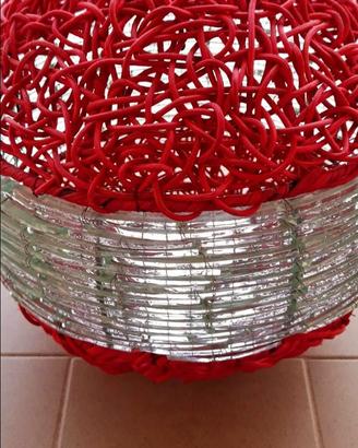 lampadario rosso