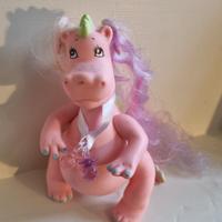 Pupazzo in gomma - Action figure vintage Dina Hipp