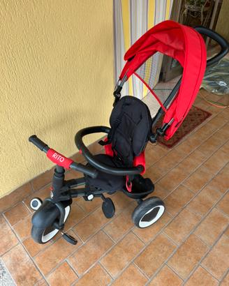 Triciclo evolutivo pieghevole Qplay Rito+