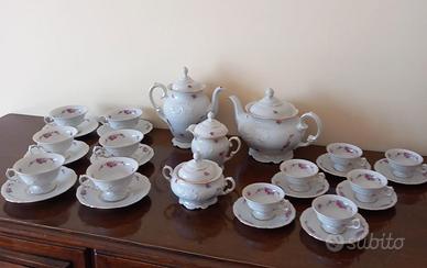 Servizio da thè e caffè in porcellana 