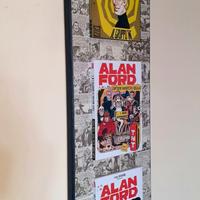 Quadro in legno omaggio a Alan Ford 
