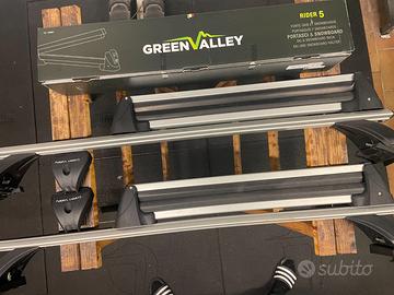 Barre Portatutto + Porta Sci 5 Slot - Universali