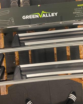 Barre Portatutto + Porta Sci 5 Slot - Universali