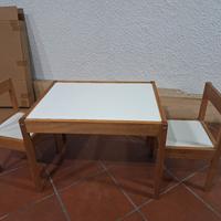 Tavolino e 2 sedie Ikea