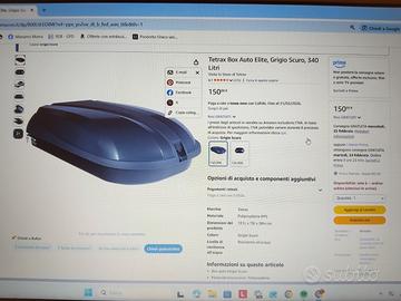 baule da tetto portapacchi