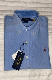 Ralph Lauren Pony Oxford Camicia Uomo M Blu