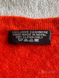 Poncho Donna 100% Cashmere Fato a Mano Nepal