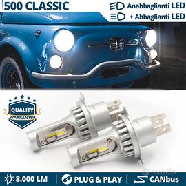 Kit Luci LED H4 Per FIAT 500 d' Epoca CANbus 6500K